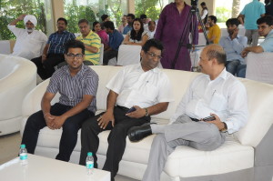 President Mr Tewari & CA Mr Agarwal R-L