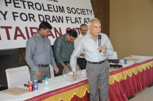 Mr HM Vyas GGM ONGC & our Advisor draws a number