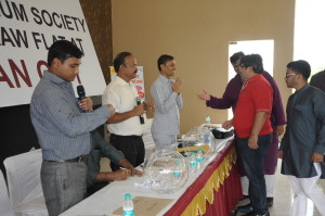 Mr Sachin Arora Director Solitarian Infra meeting committee members